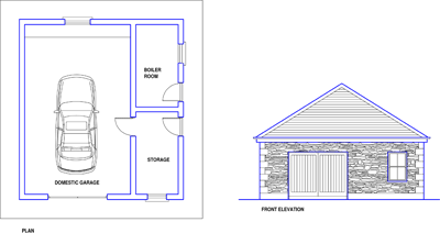 House Plans: Garage 4